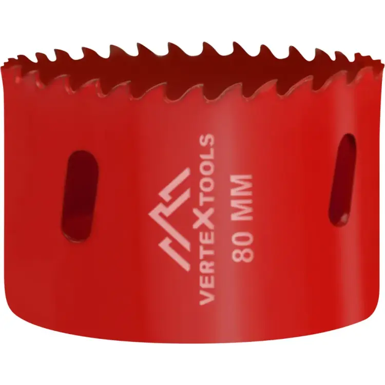 Коронка биметаллическая vertextools 2525-80 Коронка биметаллическая vertextools 2525-80
