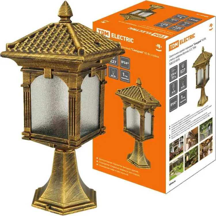 Садово-парковый светильник TDM ELECTRIC Самурай SQ0330-0078