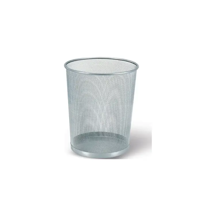 Большая металлическая корзина для бумаг BRAUBERG Germanium 231957