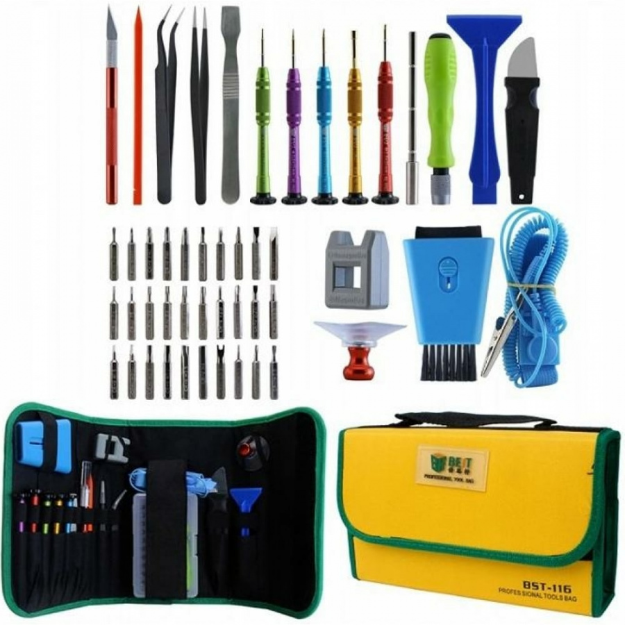Набор инструментов для ремонта мобильных телефонов и ноутбуков BAKU BST-116