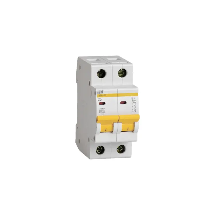 Модульный автоматический выключатель IEK ВА47-29 2п, C 5А, 4.5 кА MVA20-2-005-C