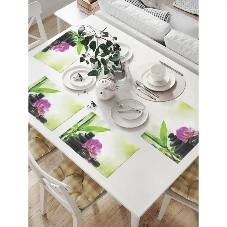 Комплект тканевых салфеток для сервировки стола JOYARTY np_16367