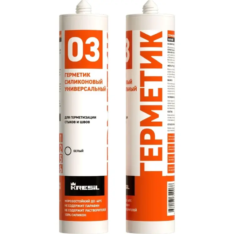 Силиконовый универсальный герметик Kresil 03 4680195340066