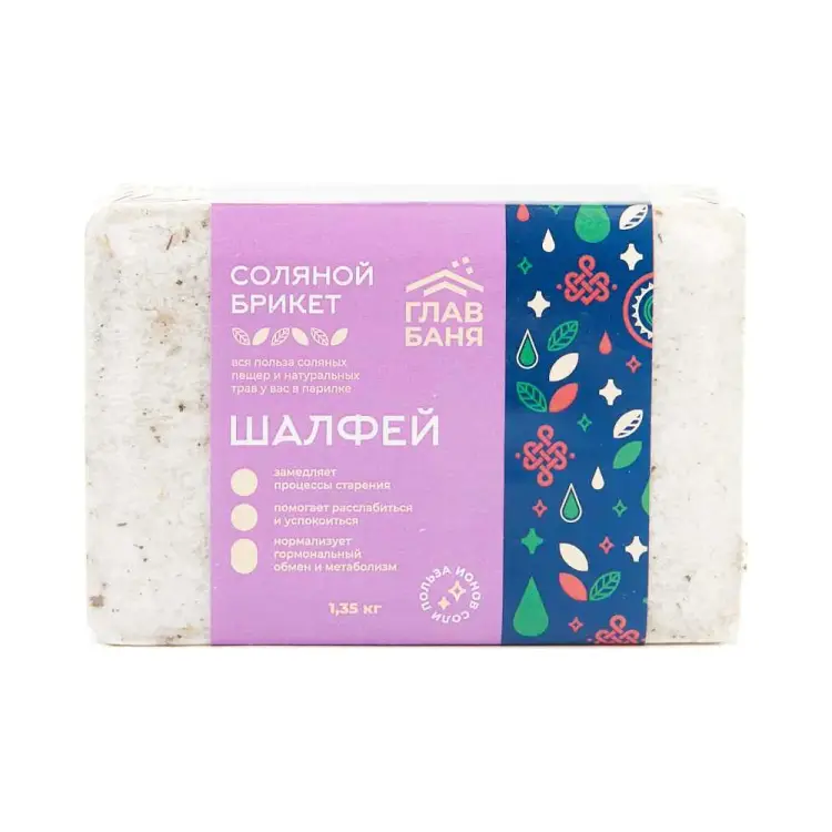 Соляной брикет для бани ГлавБаня Б510071 Соляной брикет для бани ГлавБаня Б510071