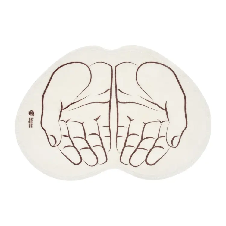 Войлочный коврик для бани и сауны Банные штучки Ладони 41998