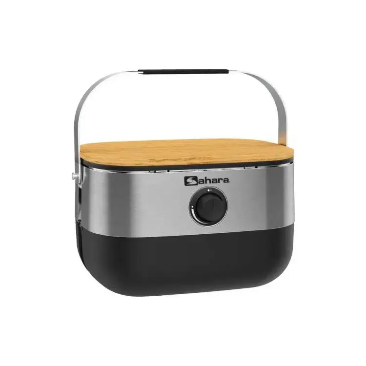 Портативный газовый мини гриль барбекю Sahara Mini BBQ -Stainless Steel 5391535340194 Портативный газовый мини гриль барбекю Sahara Mini BBQ -Stainless Steel 5391535340194