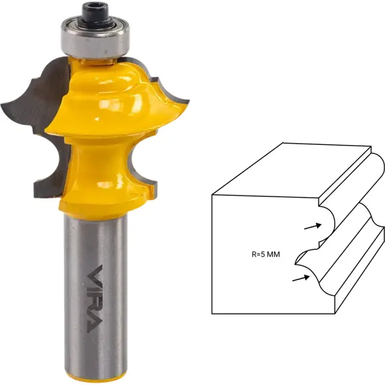 Кромочная фигурная фреза VIRA 553387