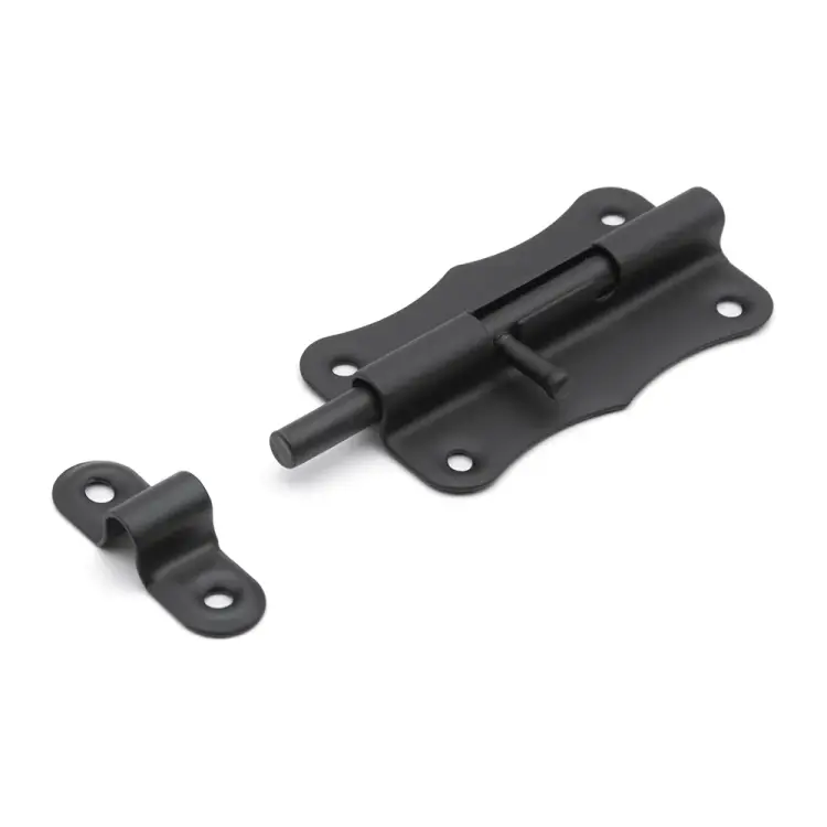 Шпингалет Дверной Страж ШФ-80 чёрный ДС74298