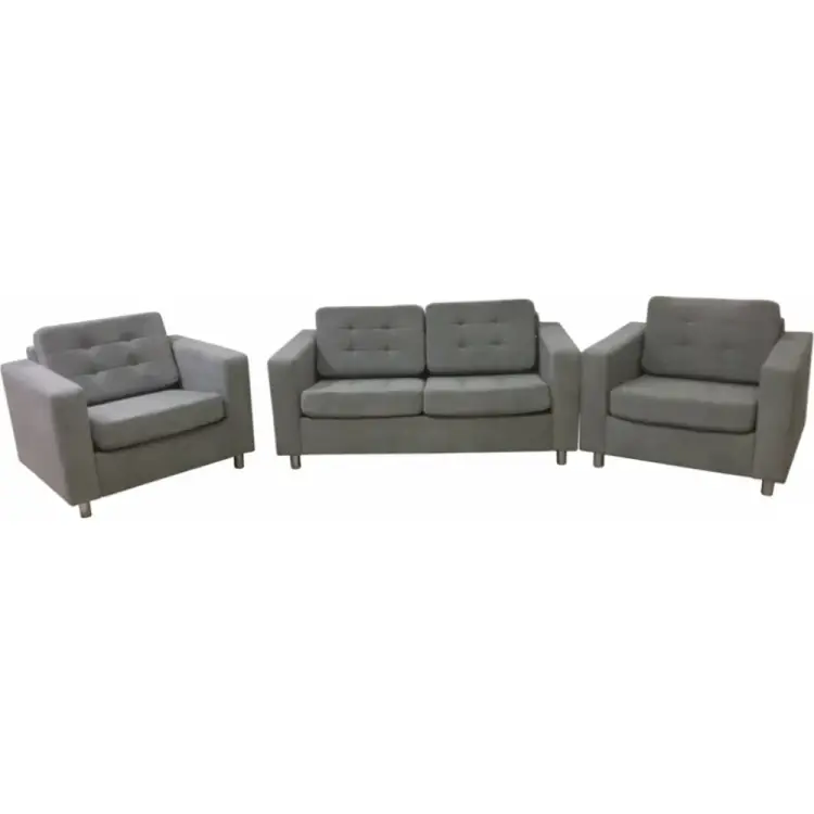 Диван Мягкий Офис с механизмом капровелюр BHRYA-16 серый КОМОК5BHRYAСР_MH