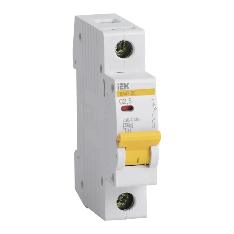 Автоматический выключатель IEK ВА47-29 MVA20-1-D25-C