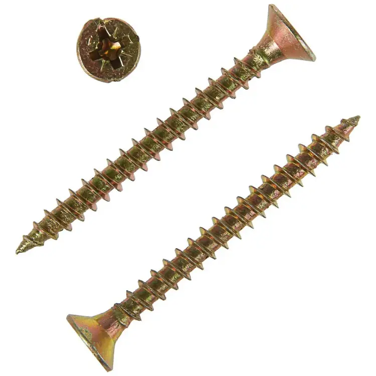 Универсальные саморезы Tech-Krep 60х6,0 мм желтые 100 шт. 102271