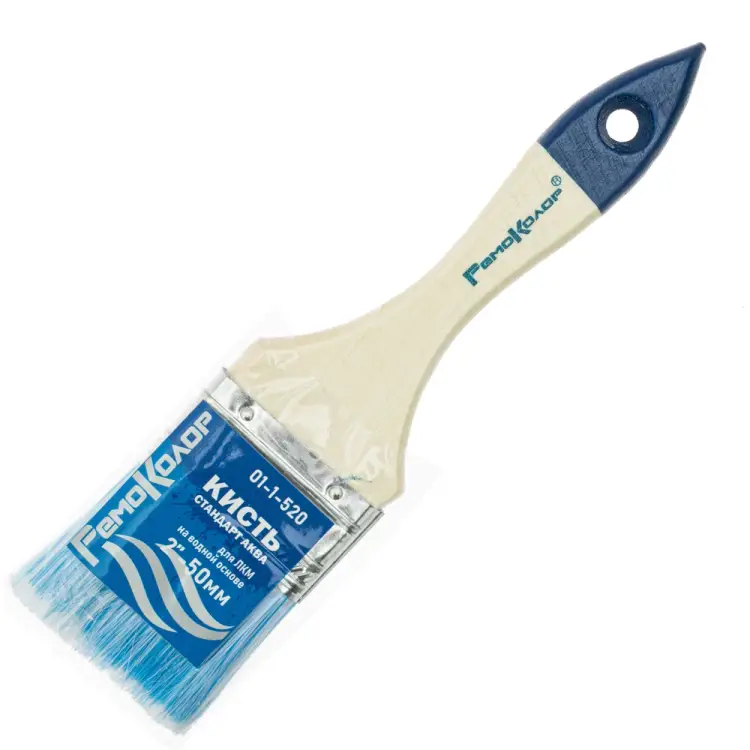 Плоская кисть РемоКолор Стандарт Аква 01-1-520