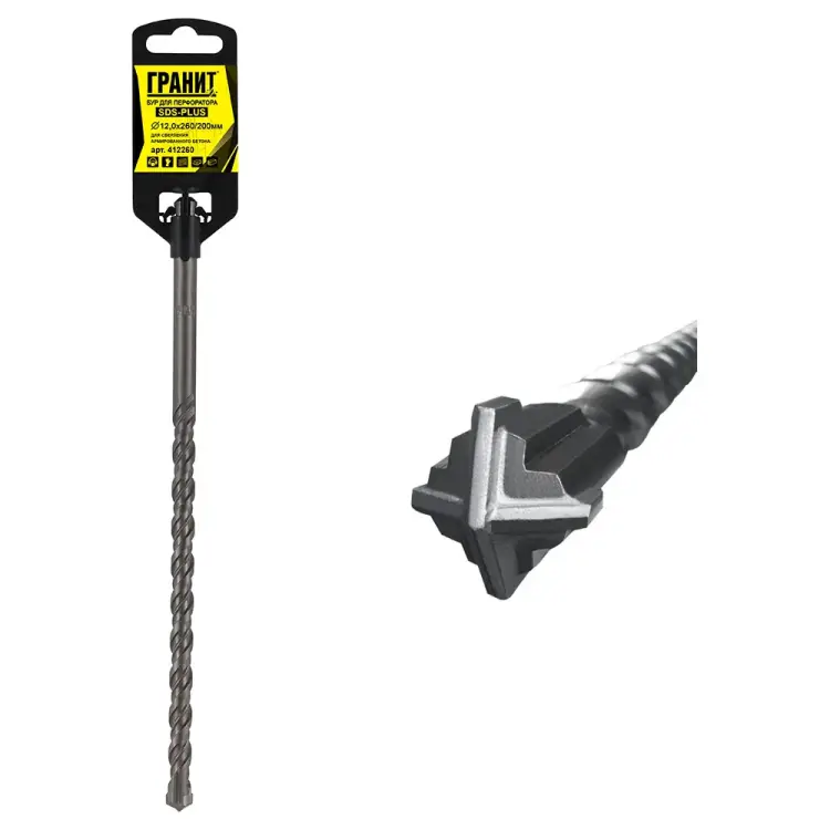 Бур sds-plus Гранит Quadro-X 412260