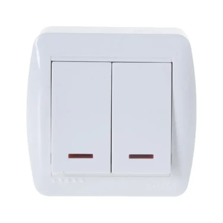 Двойной выключатель Lezard DEMET 711-0200-112