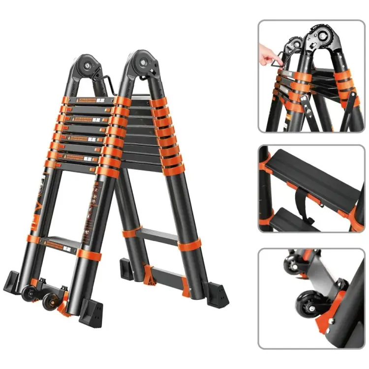 Телескопическая лестница STARTUL BLACK LINE ST9932-058