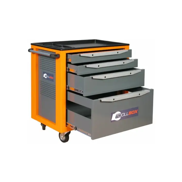 Инструментальная тележка Toollbox standart TBS-4 RAL 2008 Инструментальная тележка Toollbox standart TBS-4 RAL 2008