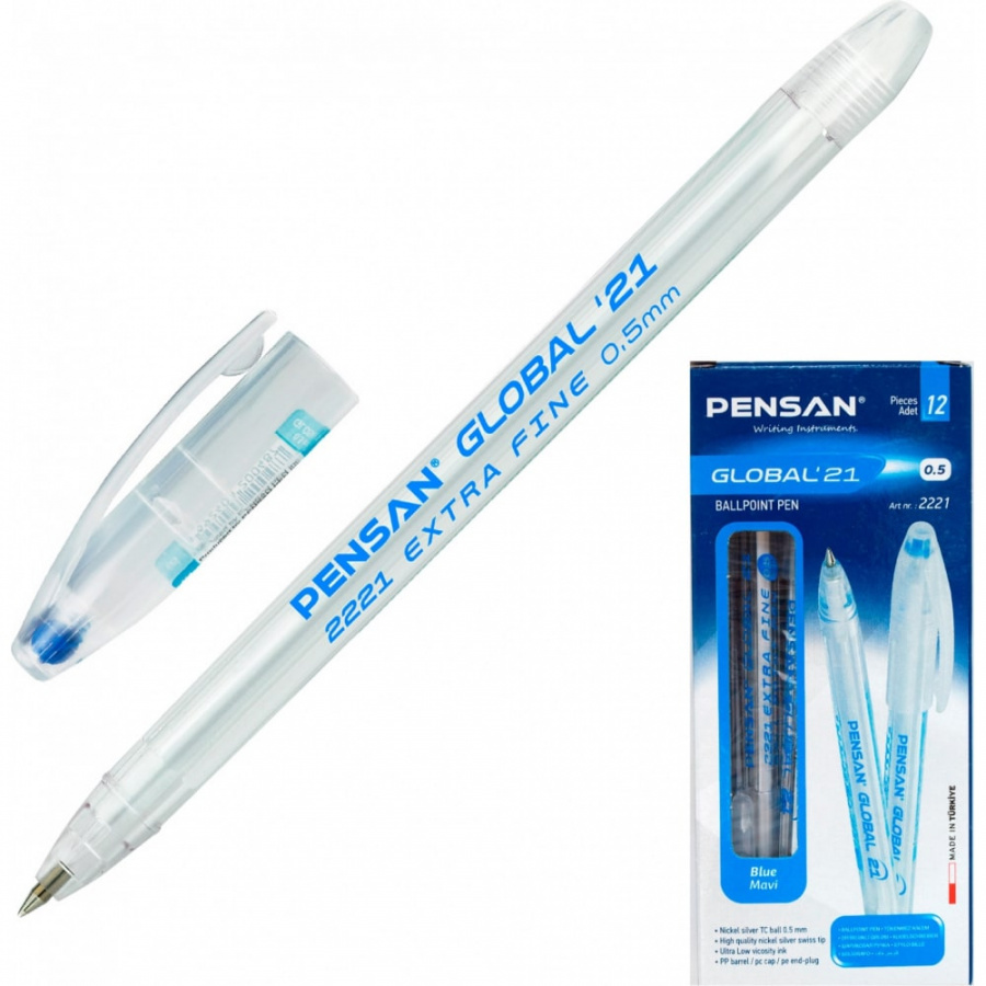Шариковая ручка Pensan Global 2221-1BLUE