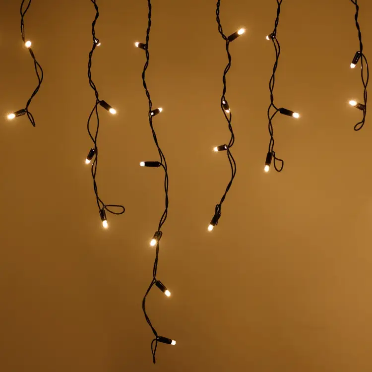 Светодиодная гирлянда Ardecoled ARD-EDGE-PRO-4000x600-BLACK-128LED-MILK-FLASH Warm 34128