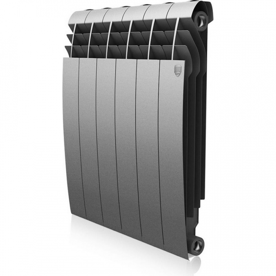 Радиатор Royal Thermo BILINER 500/Silver Satin 4 секции