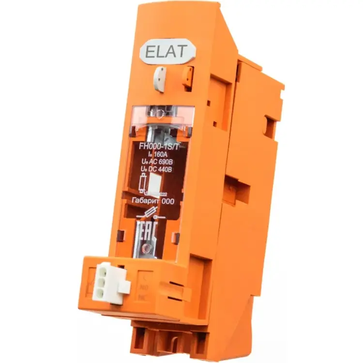 Предохранительный разъединитель нагрузки ELAT Ie160 A (240 A/ZP000), AC 690В/ DC250, 1-п FH000-1S/T Предохранительный разъединитель нагрузки ELAT Ie160 A (240 A/ZP000), AC 690В/ DC250, 1-п FH000-1S/T
