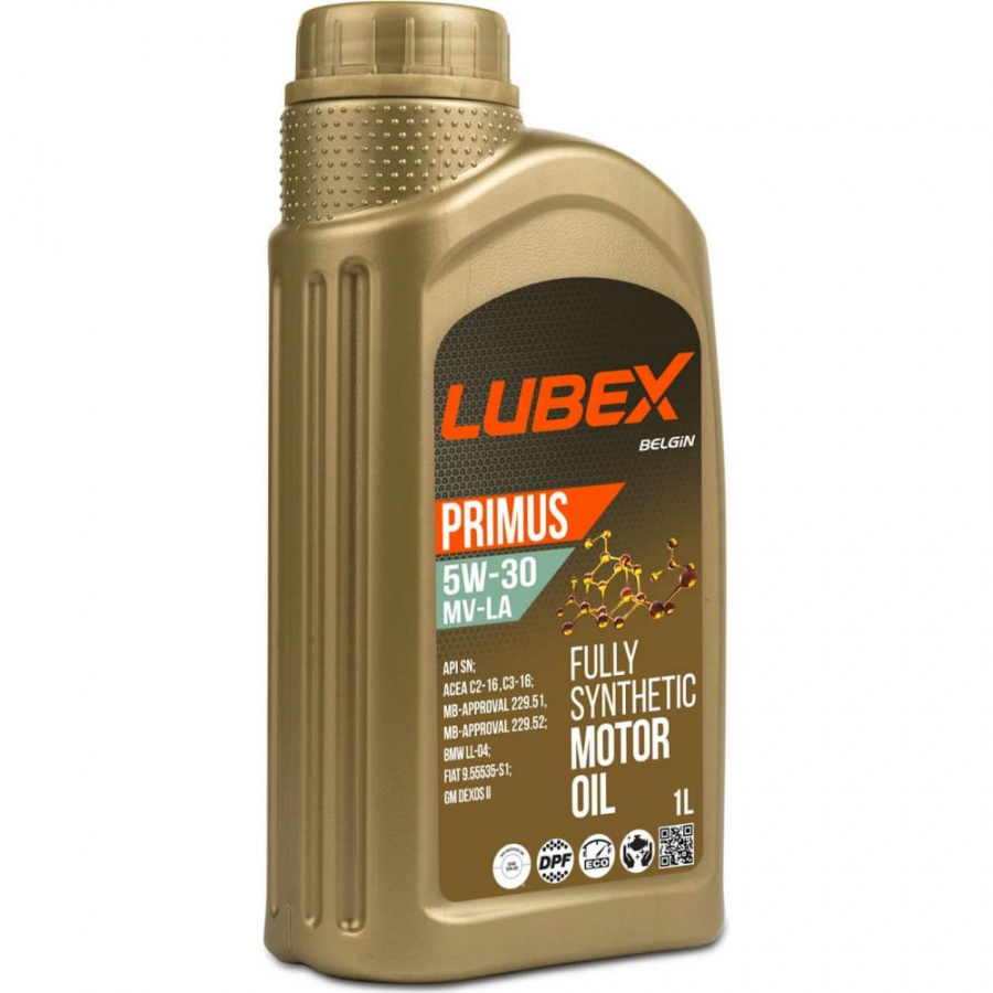 Синтетическое моторное масло Lubex PRIMUS MV-LA 5W-30, SN, C2/C3