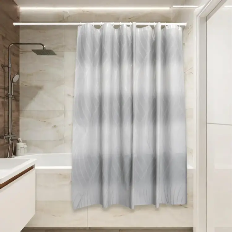 Штора для ванной Сантис peva pv-133 (каскад) 75 gsm 180x180 см 38720