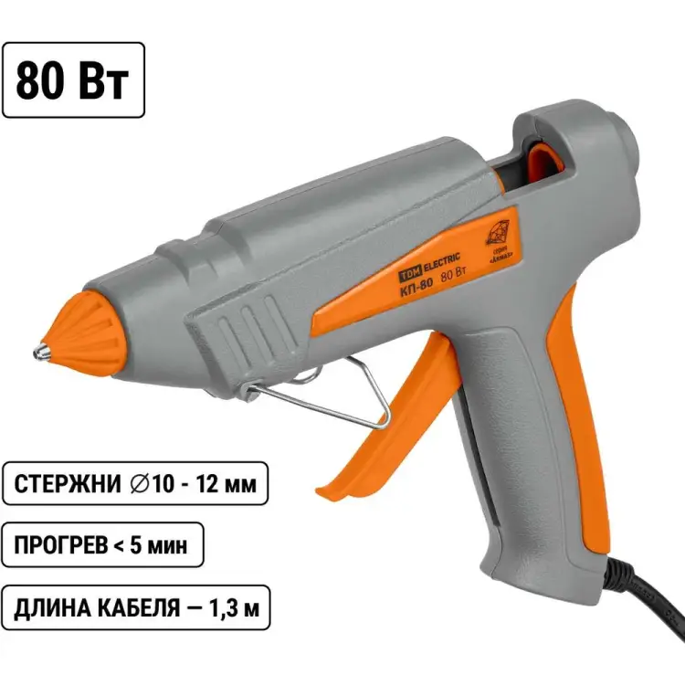Клеевой пистолет TDM ELECTRIC КП-80 Алмаз SQ1024-0102 Клеевой пистолет TDM ELECTRIC КП-80 Алмаз SQ1024-0102