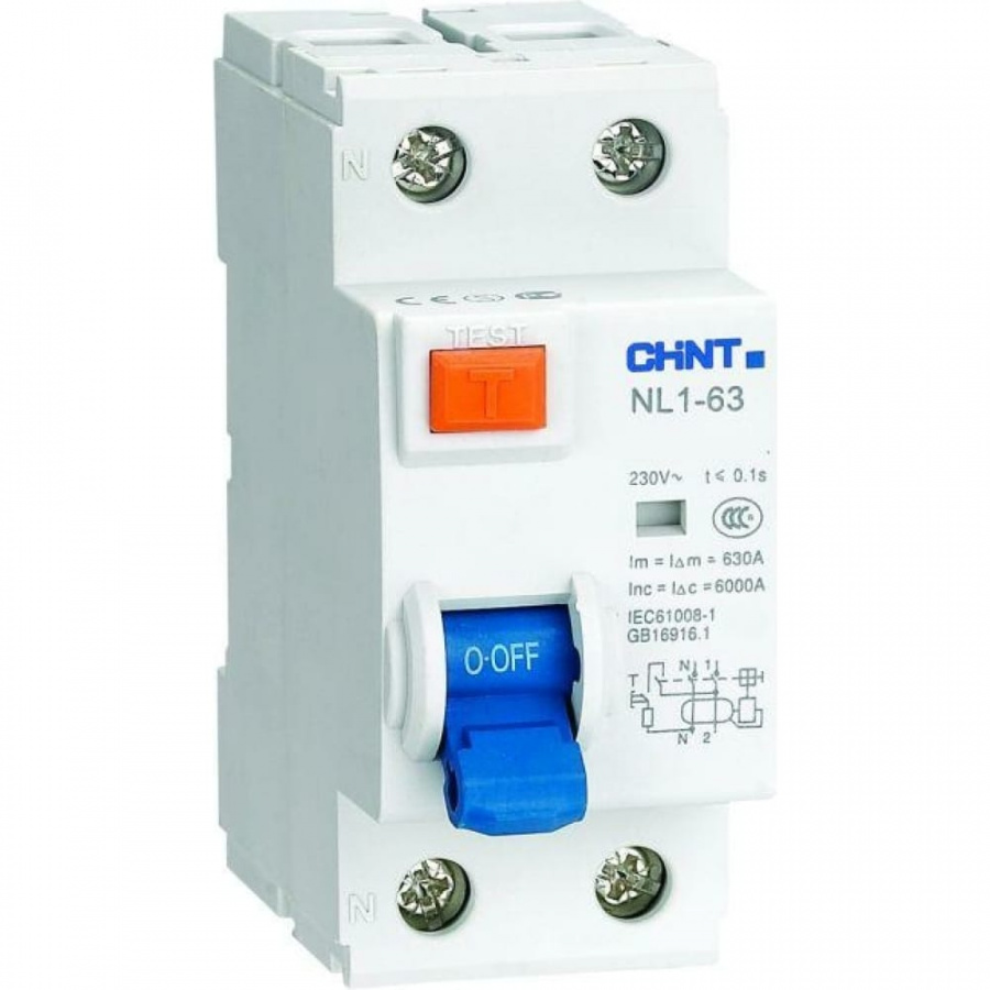 Выключатель дифференциального тока CHINT NL1-100 S