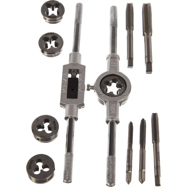 Набор плашек и метчиков Berger BG BG12TDS