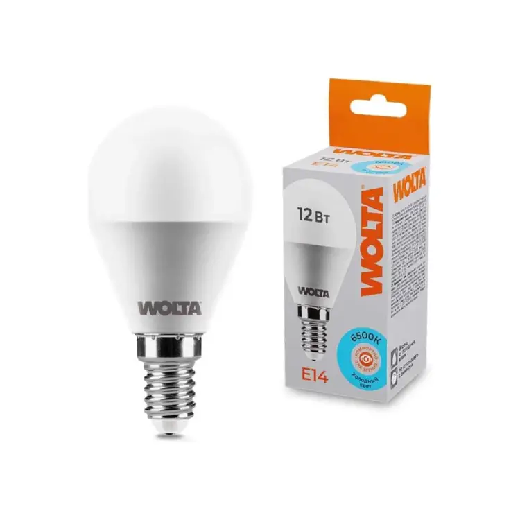 Светодиодная лампа Wolta 25W45GL12E14
