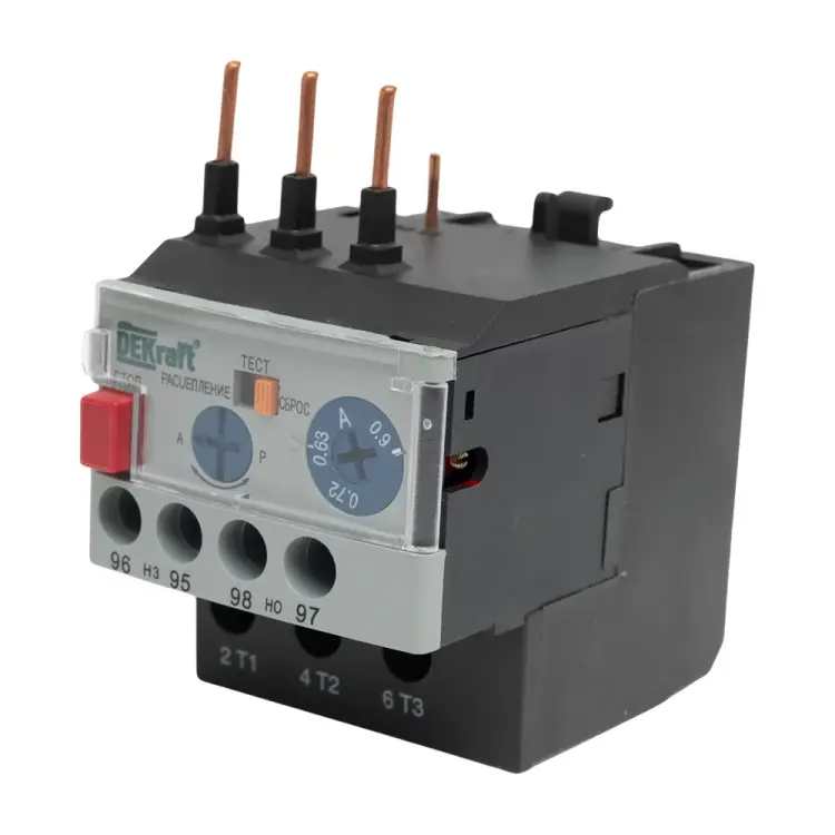 Электротепловое реле для контактора DEKraft РТ-03 для конт. 09-18А 0.63-0.90АВ 23106DEK 1113713
