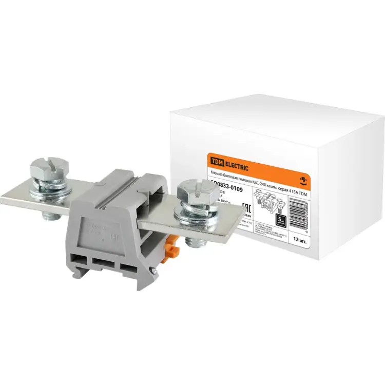 Болтовая силовая клемма TDM ELECTRIC КБС SQ0833-0109