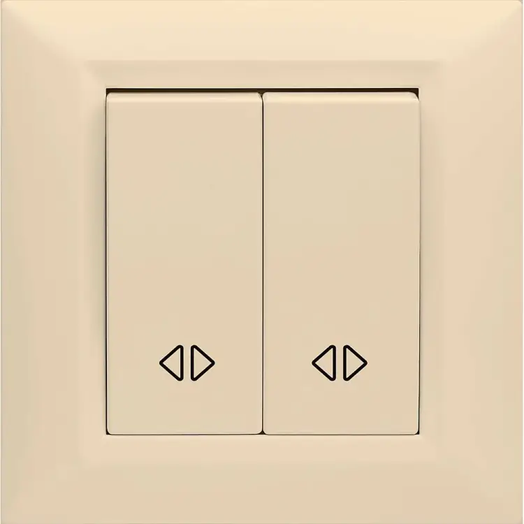 Двухклавишный проходной переключатель Vesta Electric Roma FVK010116MLK