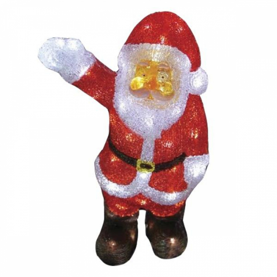 Акриловая светодиодная фигура Neon-Night Санта Клаус приветствует