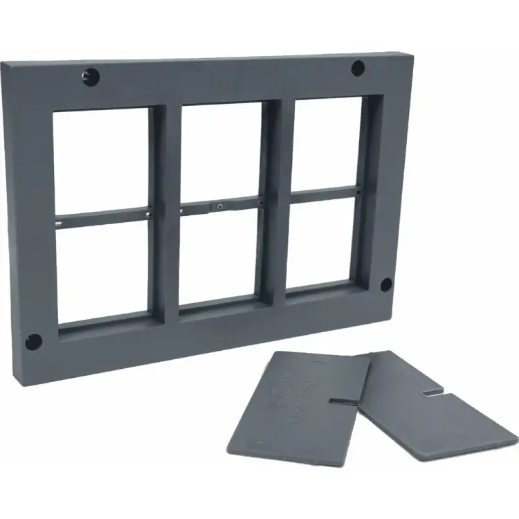 Приборная рамка напольного лючка KOPOBOX 80 KOPOS PP 80/45/6_LB