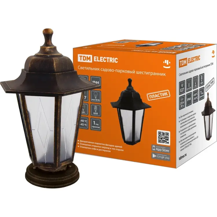 Садово-парковый напольный светильник TDM ELECTRIC НТУ 06-60-001 SQ0330-0777