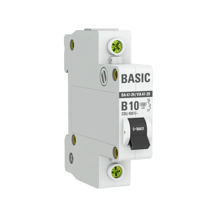 Автоматический выключатель EKF ВА 47-29 Basic mcb4729-1-10-B