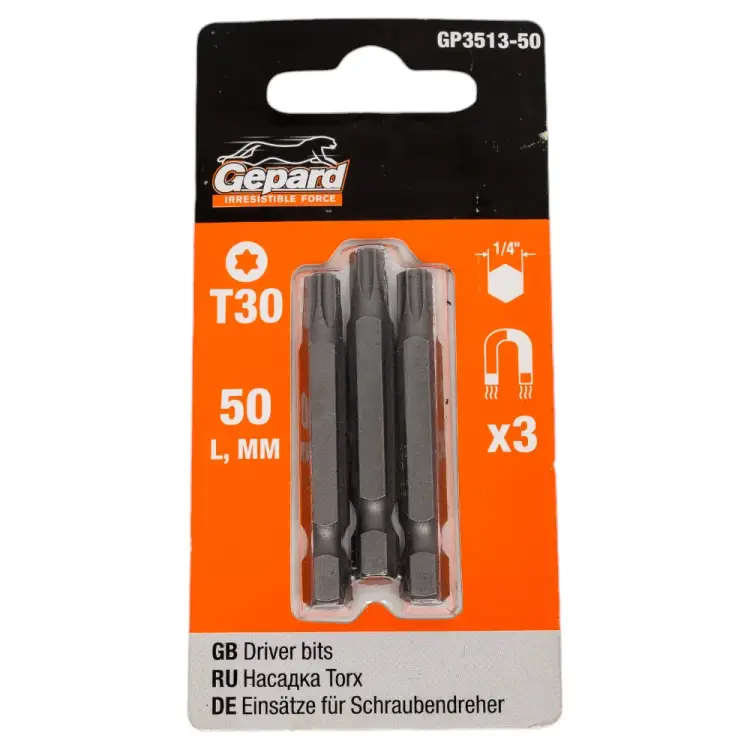 Магнитная бита для шуруповерта Gepard GP3513-50 Магнитная бита для шуруповерта Gepard GP3513-50