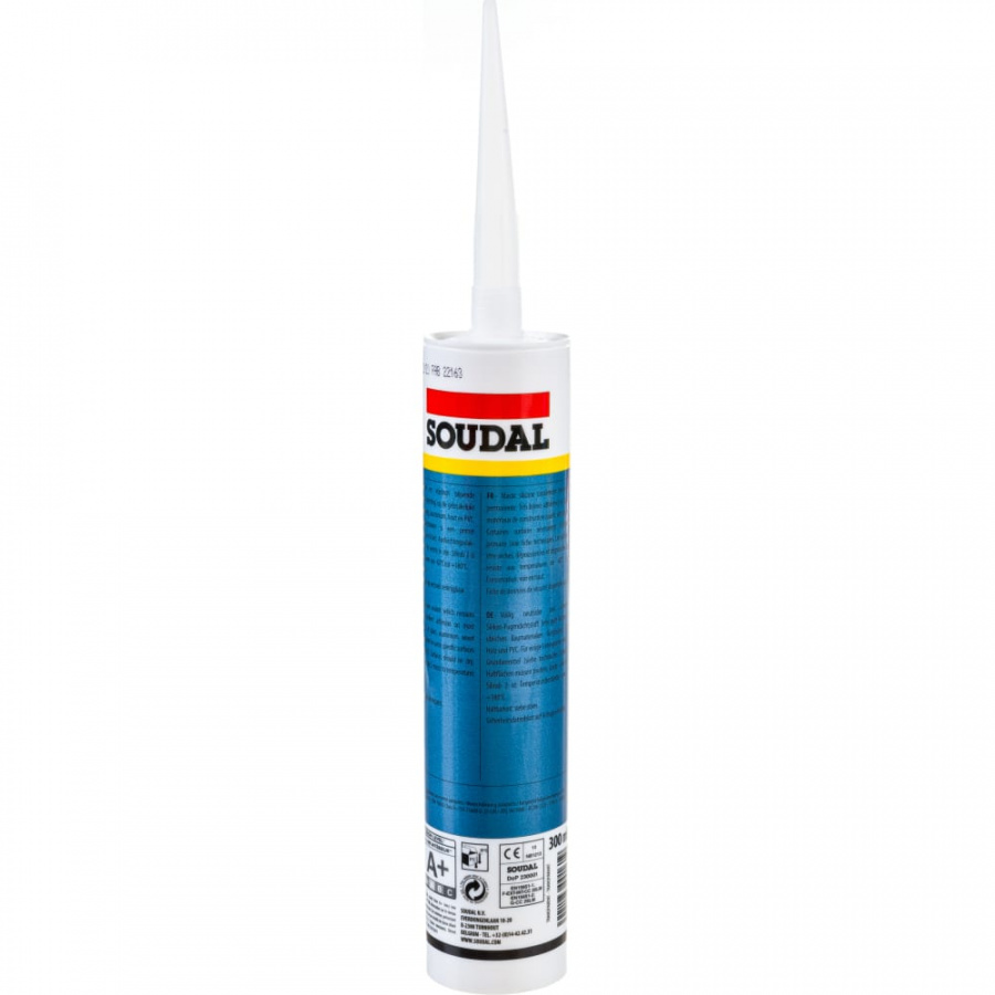 Нейтральный силиконовый герметик Soudal Силируб 2