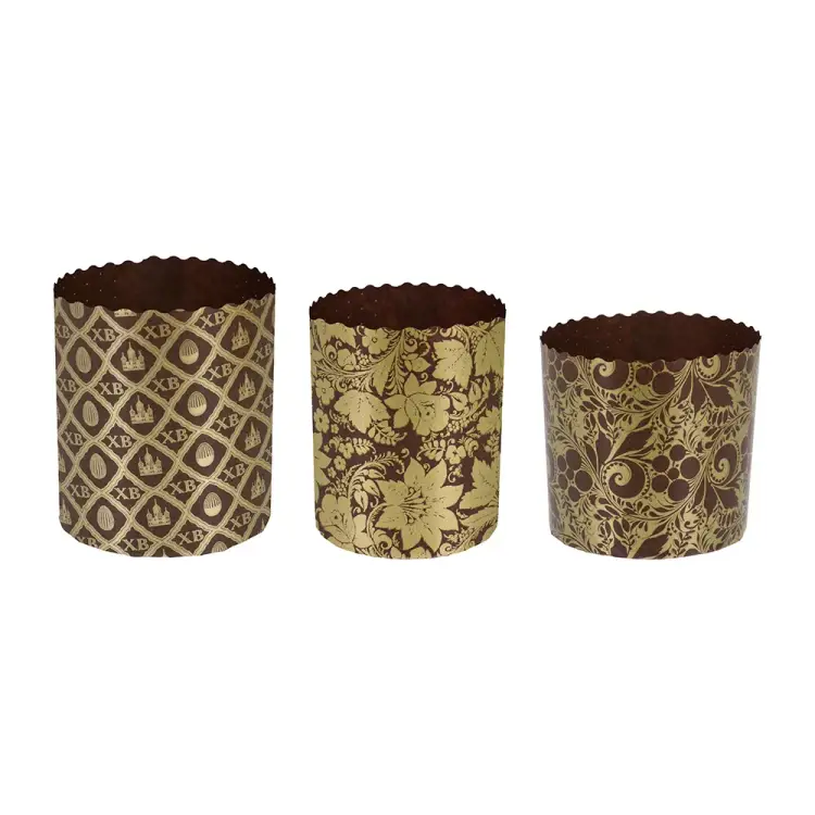 Набор бумажных форм для выпечки куличей MARMITON Пасхальный 17654