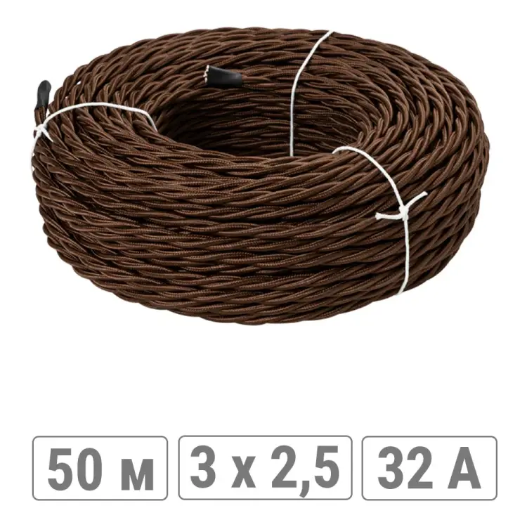 Ретро провод TDM ELECTRIC Эко SQ2801-0124