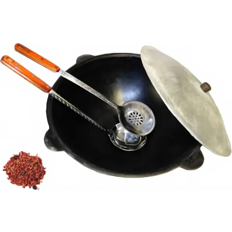 Чугунный казан Davr Metall Узбекский КазУз10ЛПШПС Чугунный казан Davr Metall Узбекский КазУз10ЛПШПС