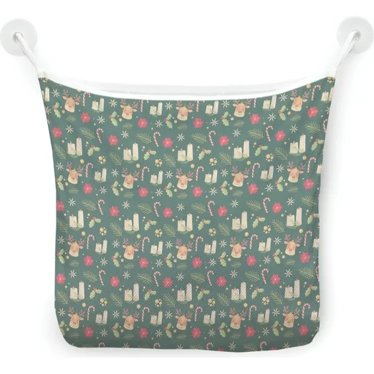 Настенная сетка-органайзер для ванной для игрушек JOYARTY Рождественские свечи tgb_380847