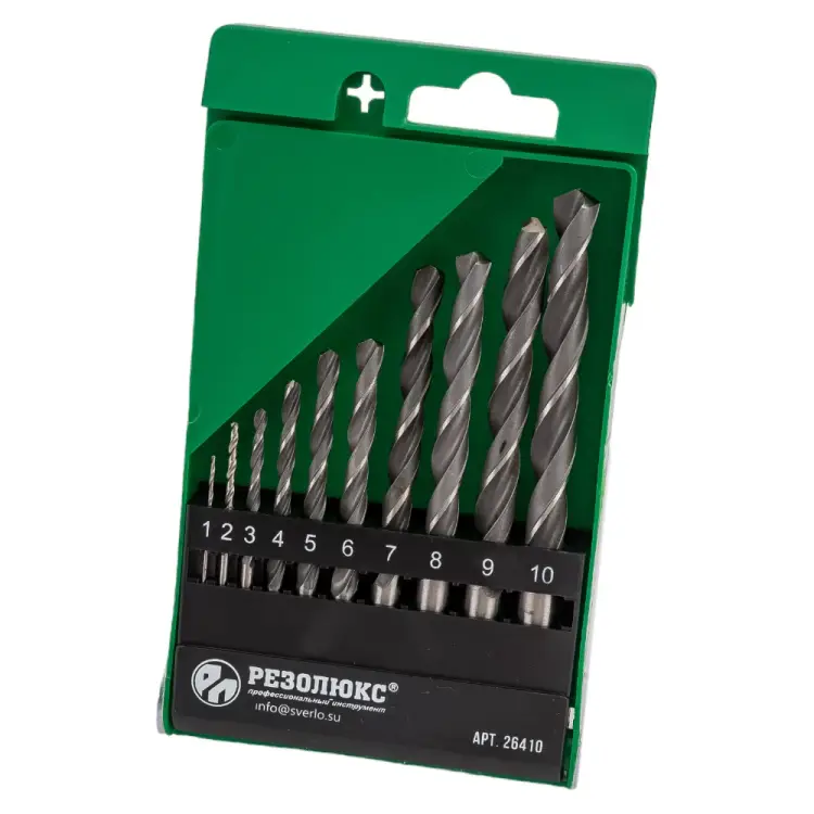 Набор сверл по металлу Резолюкс 26410