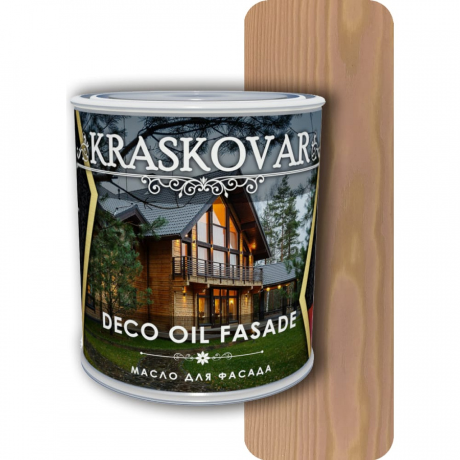 Масло для фасада Kraskovar Deco Oil Fasade