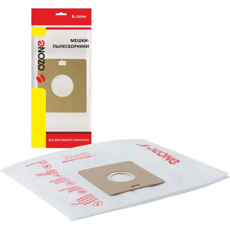 Синтетические мешки-пылесборники для пылесоса OZONE XS-03