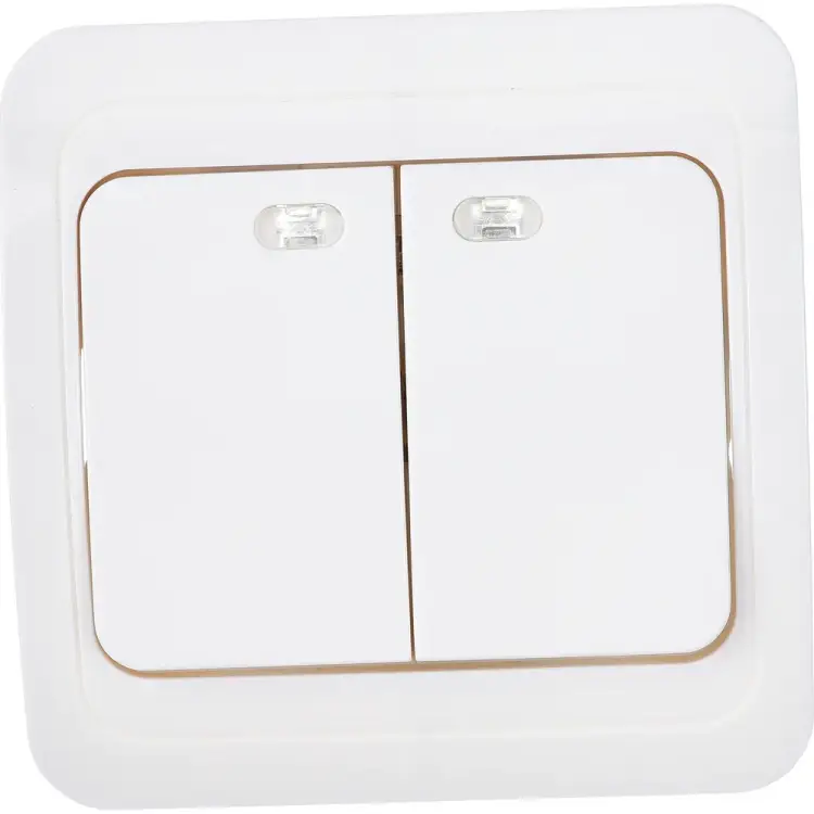 Двухклавишный выключатель Smartbuy Марс SBE-02w-10-SW2-1