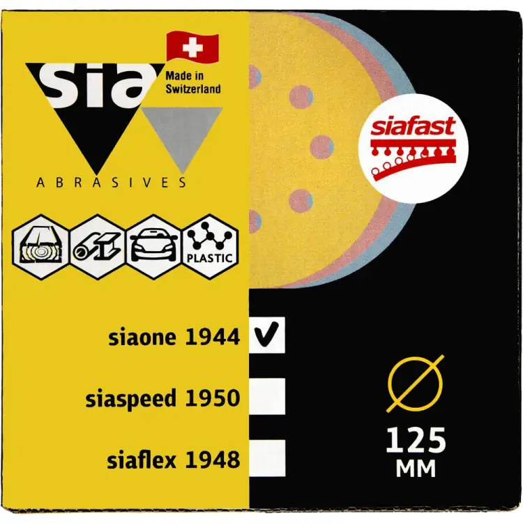 Шлифовальный круг Sia Abrasives siaone 1944 so50-125-8-240 Шлифовальный круг Sia Abrasives siaone 1944 so50-125-8-240