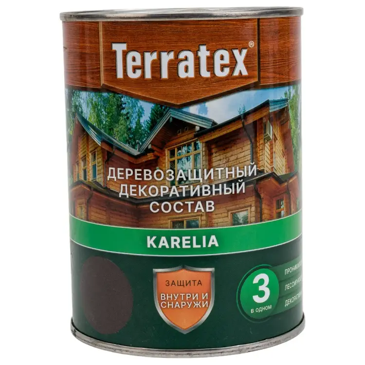 Декоративный деревозащитный состав ТЕРРАТЕКС ЭК000136990