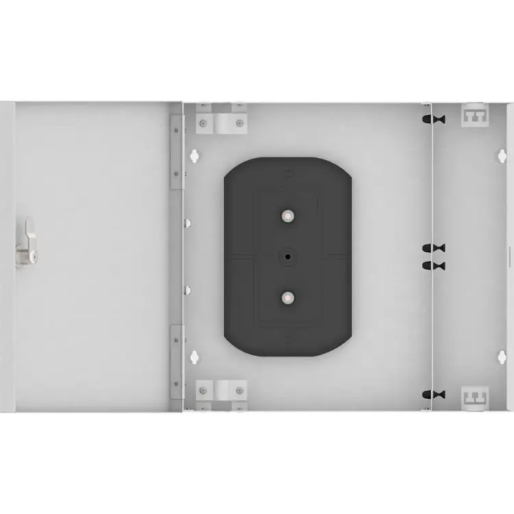 Пустой настенный оптический кросс TopLan КРН-Top-16SC/DLC-GY